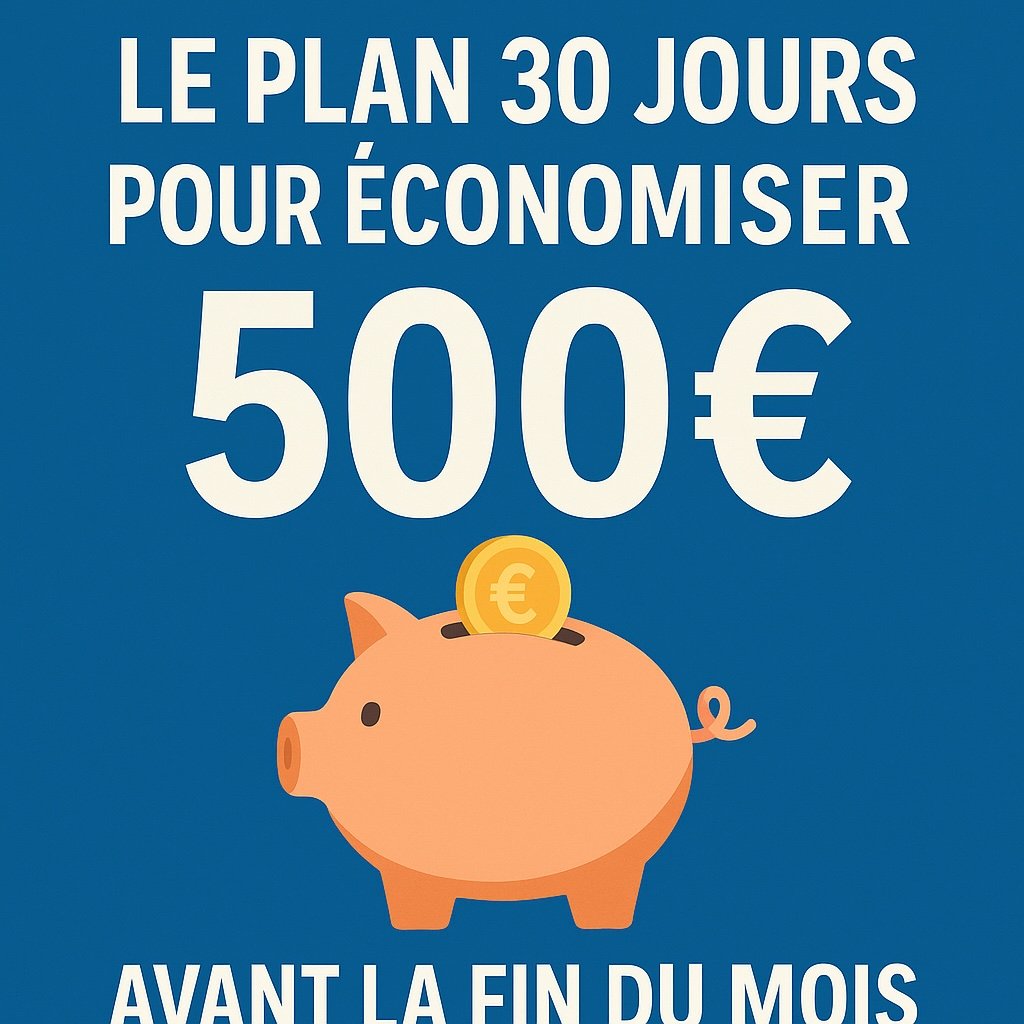 Le plan 30 jours pour économiser 500 euros avant la fin du mois (2026)